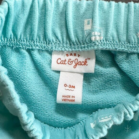 Cat and Jack Baby Boy Outfit Size 0-3 Months Like New, Baby Cat & Jack Bundle - Picture 4 of 9